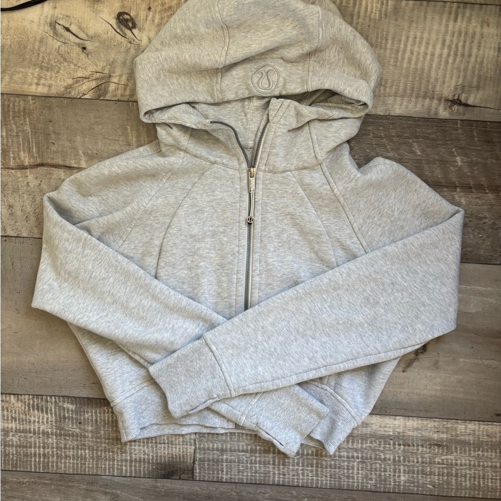 lululemon Cropped Full Zip Scuba